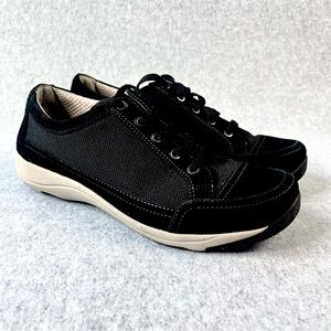 Dansko Women’s Lace-Up Comfort Shoes Black 39 (8.5) Walking/Training Clean!